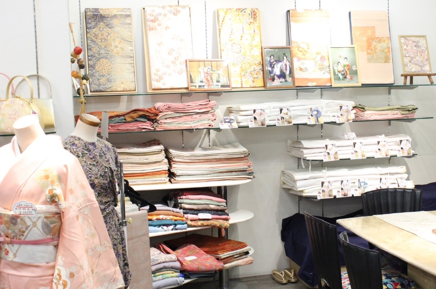 リユース着物の販売店と連携